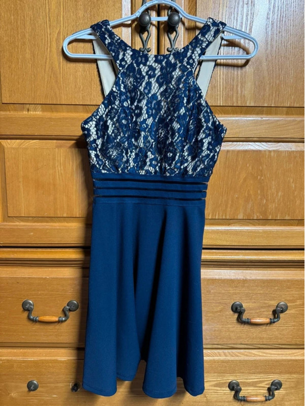 Xtraordinary Juniors Navy Blue Dress Size 1